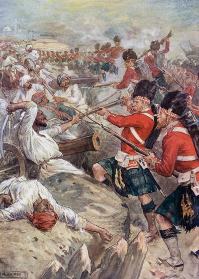Le Cornamuse di Lucknow da William after Rainey